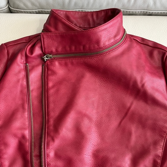 NWT - Desigual Women’s Embroidered Faux Leather Biker Jacket - EU 38 / US 4 / S - Picture 9 of 15